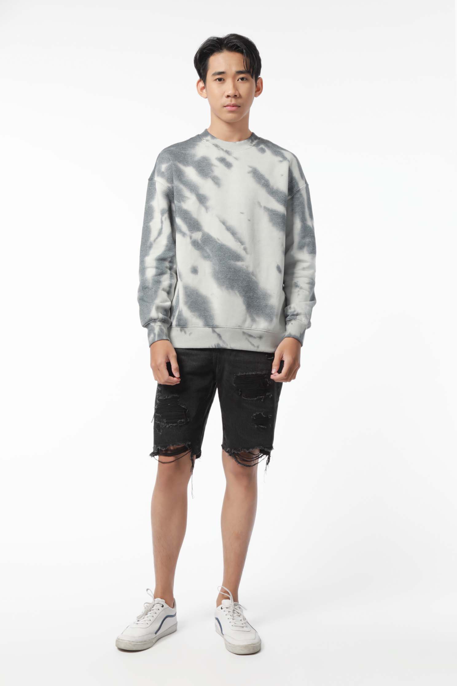 Zara tie dye sweatshirt hotsell
